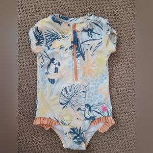 Rufflebutts Birds of Paradise swimsuit